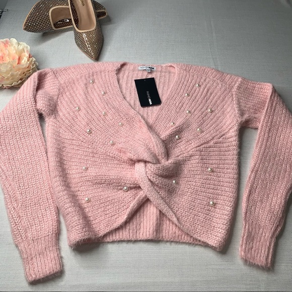 Fashion Nova’ Kris/Kross Sweater w/ Pearls - Picture 6 of 9